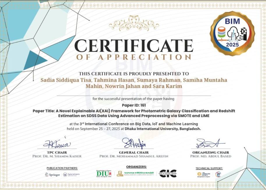 Research Certificate